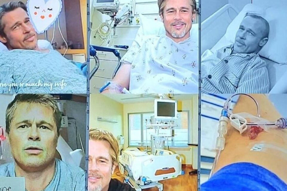 Falso Brad Pitt: golpe de R$ 5,1 milhões (Foto: Reprodução)