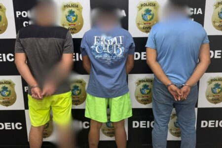 Ataques a policiais no Pará termina com faccionados presos em Goiás As identidades dos três presos não foram reveladas