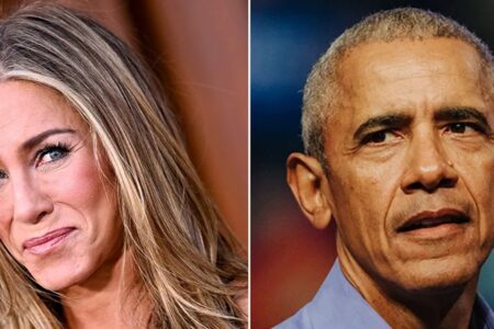 Jennifer Aniston se pronuncia após rumores de affair com Barack Obama divórcio do ex-presidente com Michelle é "iminente"