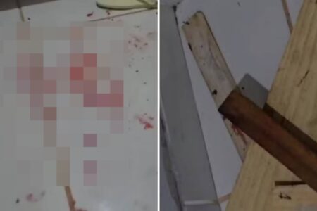 Vítima sofreu cortes e hematomas Homem é preso por agredir a mulher com pedaço de pau com pregos em Água Fria de Goiás