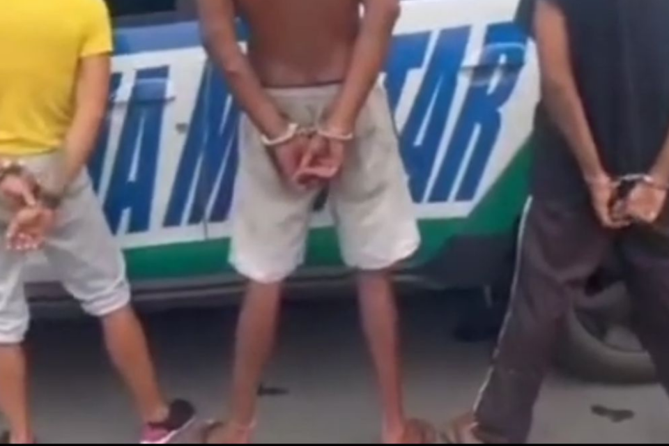 Trio é preso suspeito de furtar panificadora em Aparecida