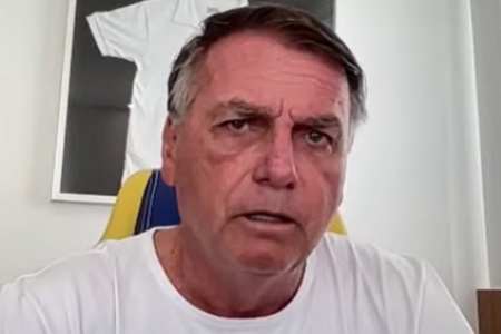 Bolsonaro em entrevista à Auriverde Brasil (Foto: Reprodução)