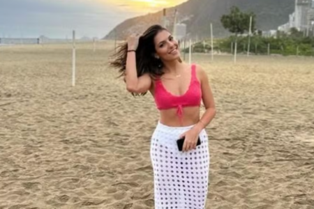 Diely da Silva Maia, de 34 anos, durante viagem ao Rio de Janeiro (Foto: Redes Sociais)