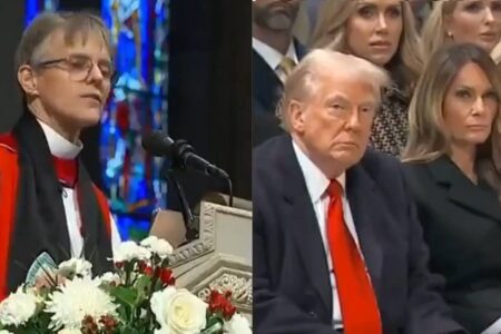 'Não vou me desculpar por pedir misericórdia', responde bispa a Trump Presidente dos EUA classificou líder religiosa como esquerdista