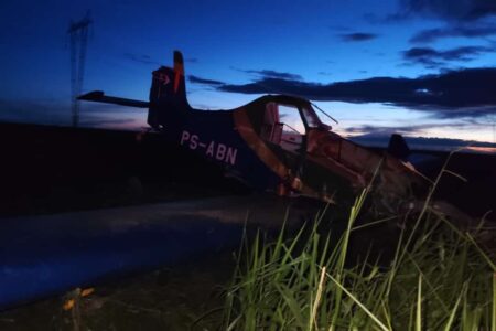 Bombeiros de Goiás atuam em queda de avião na Bahia
