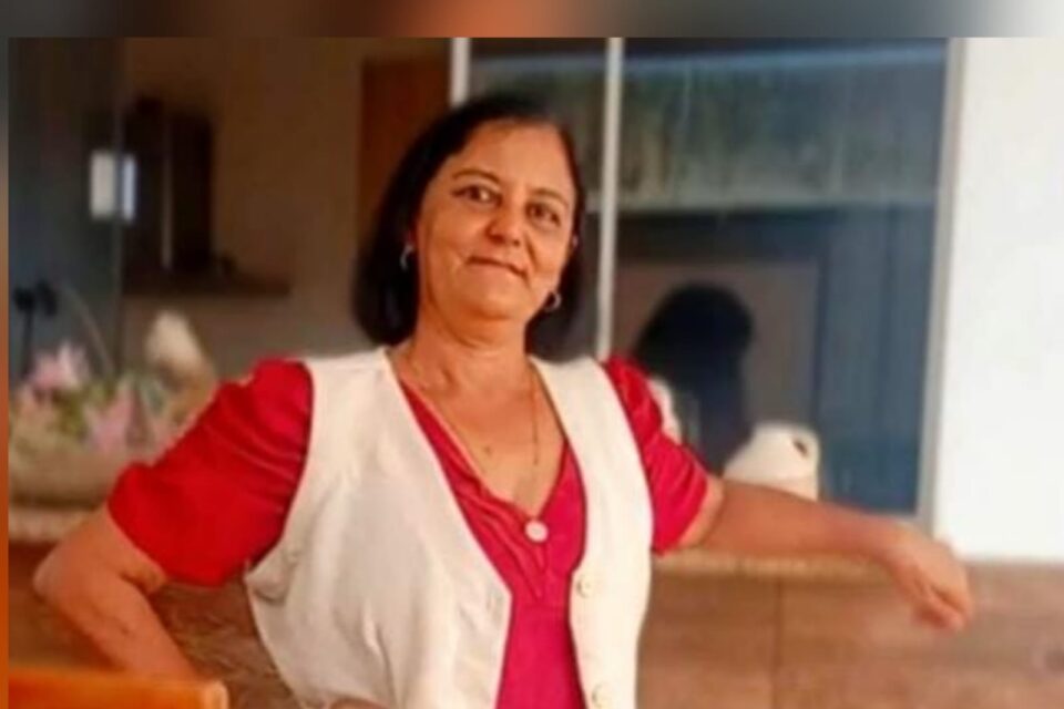 Damiana Gonçalves, de 58 anos, era professora em Heitoraí (GO) e morreu em 4 de janeiro deste ano com dengue (Foto: Reprodução)