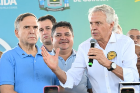 Governador Ronaldo Caiado e prefeito Sandro Mabel (Foto: Divulgação)
