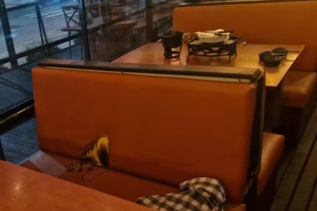 Mulher se fere após aparelho de founde explodir em Balneário Camboriú (Foto: Divulgação)