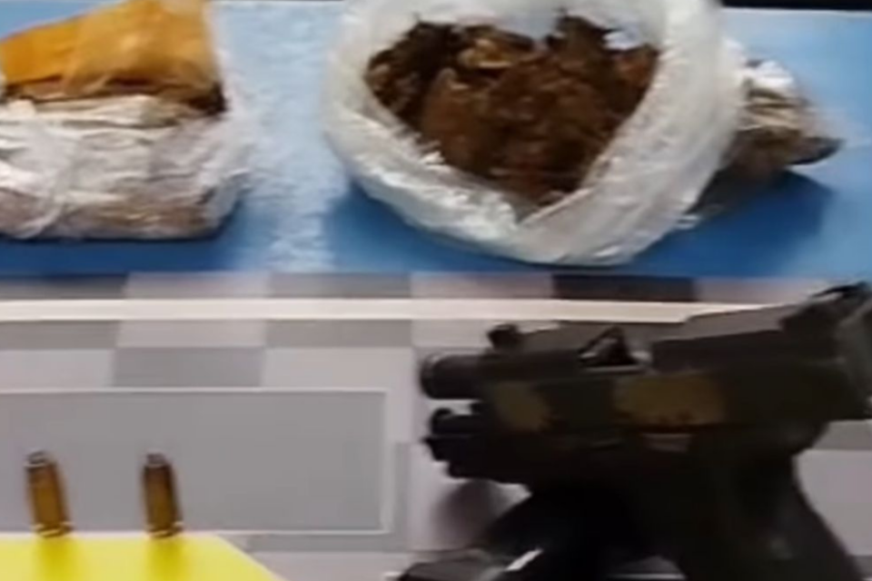 Homem é preso em Goiânia com arma furtada no estado do Tocantins
