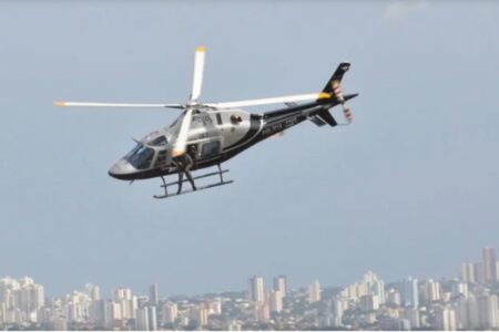 Polícia Civil volta a ter helicóptero 12 anos após acidente