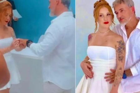 Noiva de Daniel Cravinhos faz piada com assassinato no dia do casamento; vídeo Carolina Andrade ironizou crime cometido pelo marido