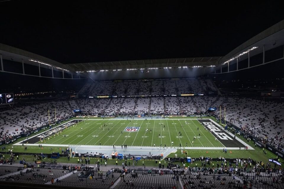 Arena Corinthians em jogo da NFL