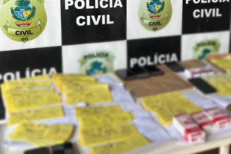 Mais de 200 receitas falsas foram apreendidas (Divulgação PCGO)