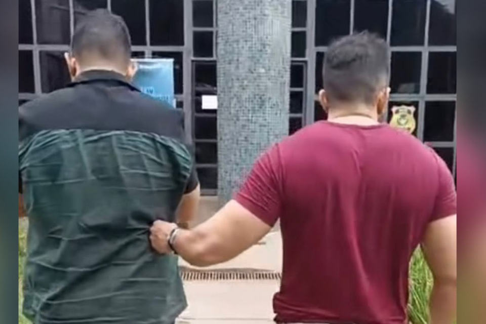 Suspeito foi preso e segue à disposição da Justiça (Foto: Reprodução)