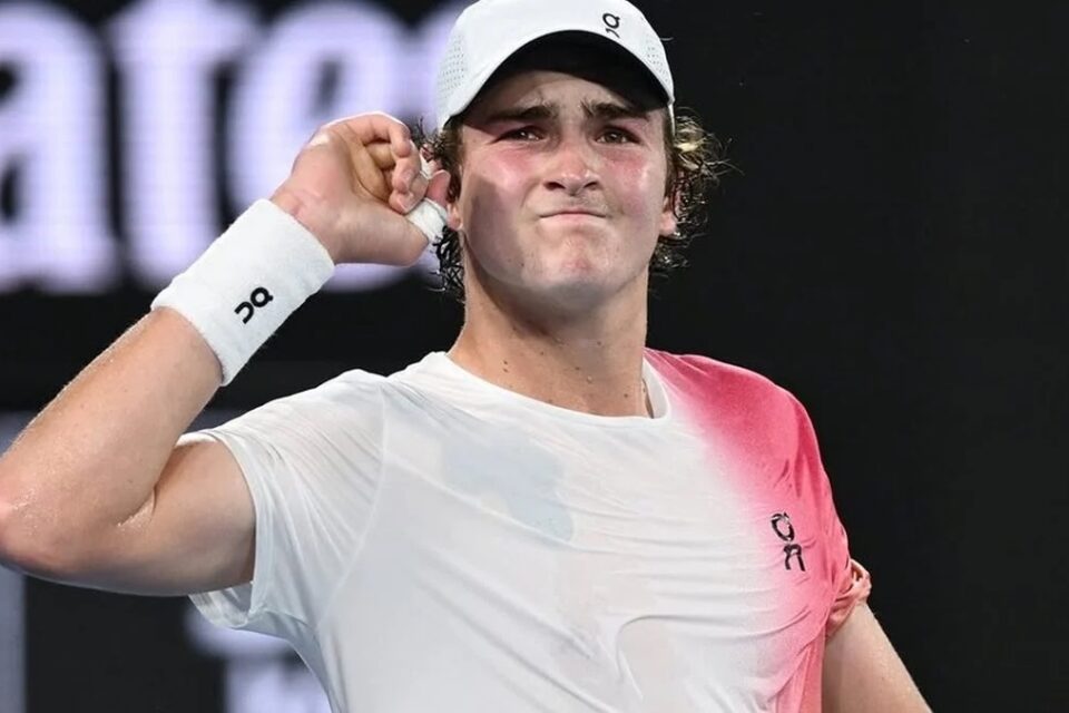 João Fonseca durante Australian Open