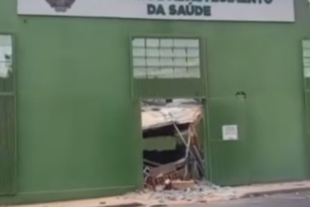 Galpão da Central de Abastecimento da Saúde, em Rio Verde (Foto: Reprodução)