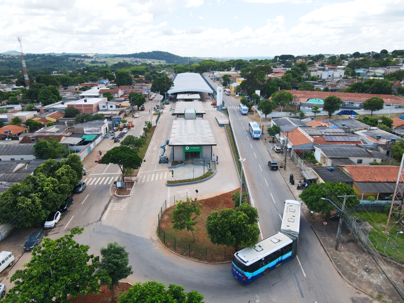 Terminal Novo Mundo é entregue nesta quinta-feira (23/1), em Goiânia (Foto: Governo de Goiás)
