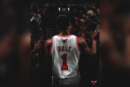 Camisa número 1 de Derrick Rose será aposentada pelo Chicago Bulls. Foto: Reprodução/Instagram