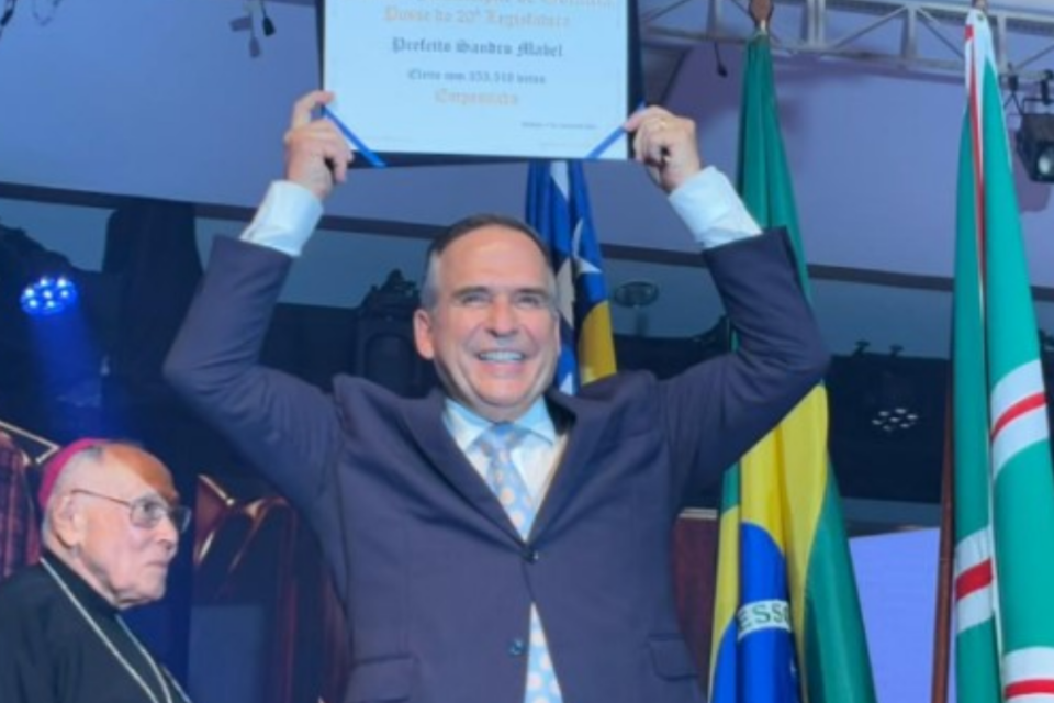 Prefeito Sandro Mabel toma posse em Goiânia (Foto: Ruber Couto, cedida ao Mais Goiás)