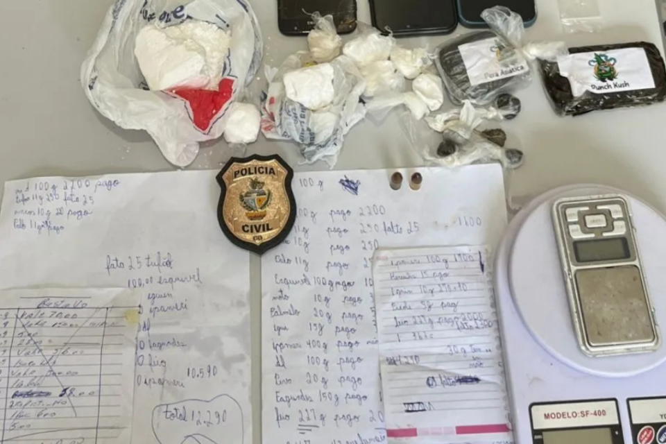 Jovem é preso com drogas avaliadas em R$ 30 mil em Pires do Rio