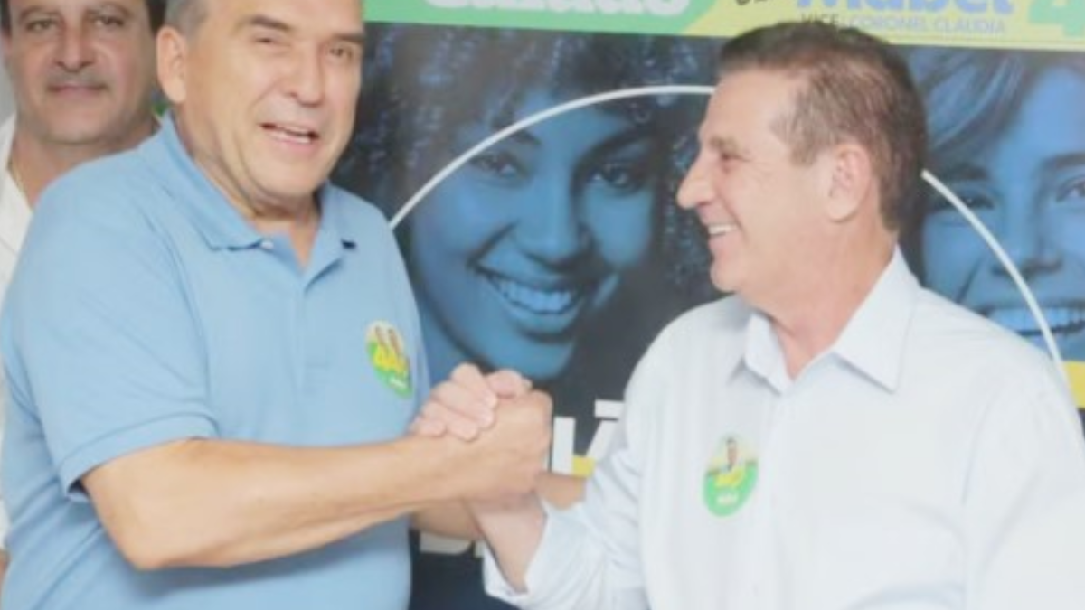 Mabel e Vanderlan durante as eleições em Goiânia (Foto: Divulgação)