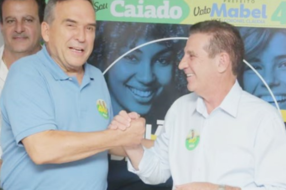 Mabel e Vanderlan durante as eleições em Goiânia (Foto: Divulgação)