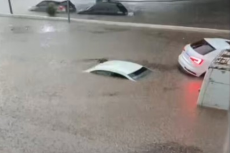 Tempestade que caiu em São Paulo no dia 24 (Foto: Reprodução)