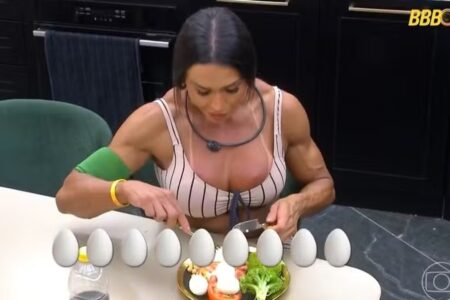 BBB 25: Conselho de Gracyanne Barbosa sobre pum repercute na web influencer fitness consumiu nove ovos no primeiro dia