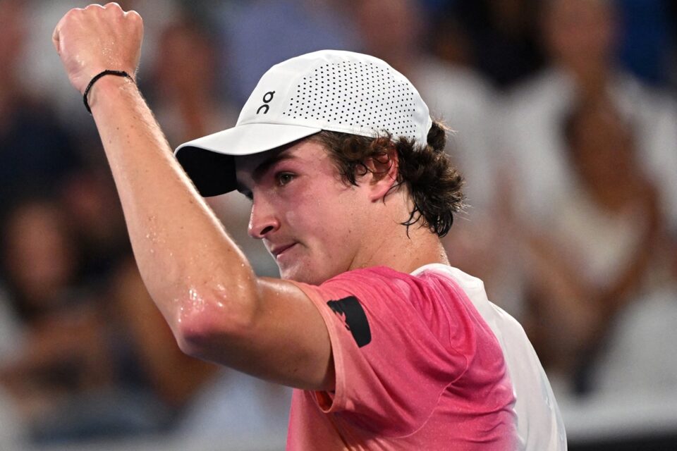 João Fonseca durante Australian Open