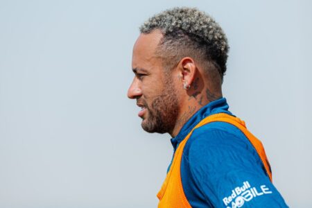 Neymar em treino do Al Hilal