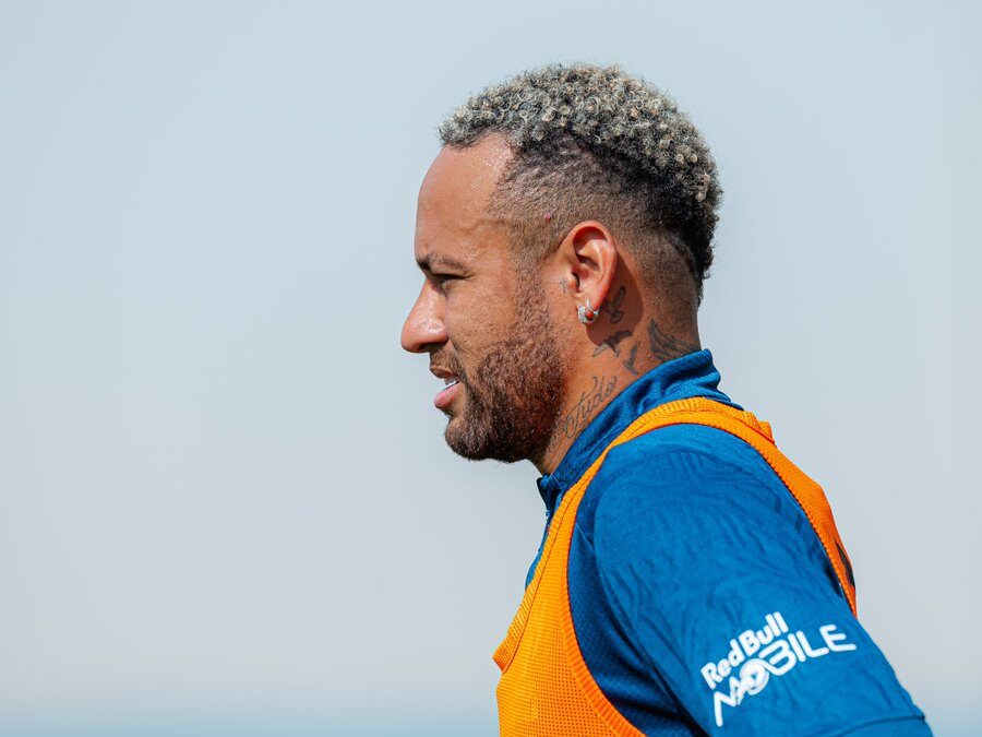 Neymar em treino do Al Hilal