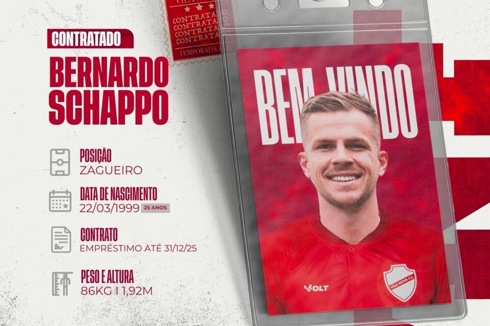 Bernardo foi anunciado pelo Vila