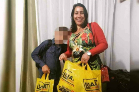 Oscelina Moura Neves de Oliveira foi baleada no último dia 16 de janeiro (Foto: Reprodução)