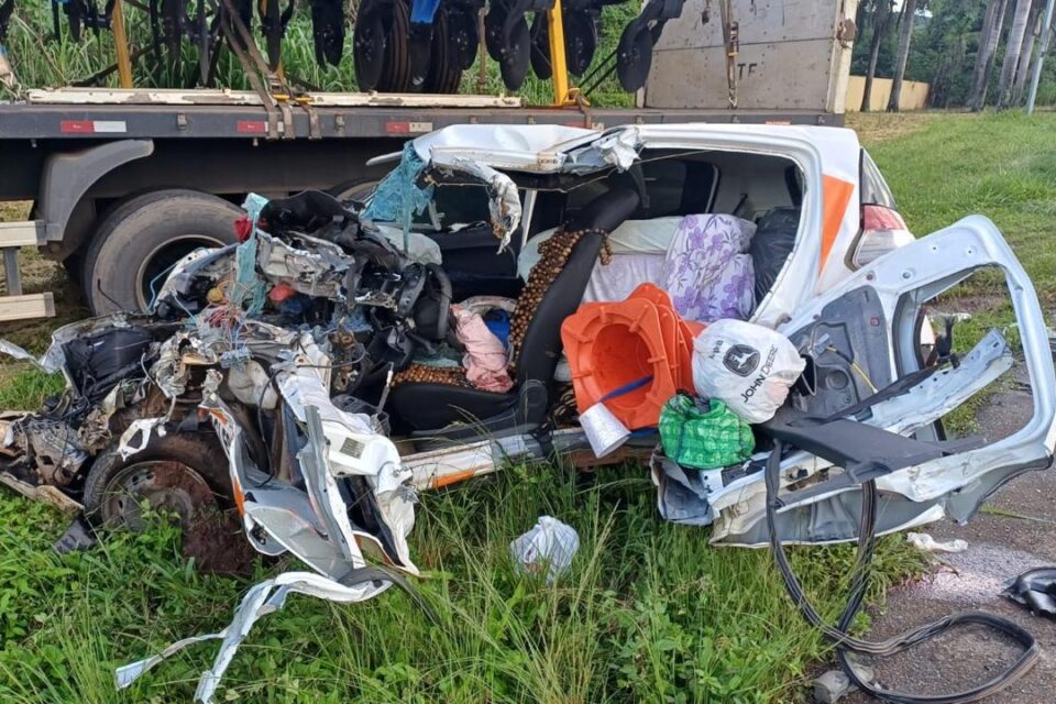 Motorista de escolta morre em acidente na BR-414, em Cocalzinho