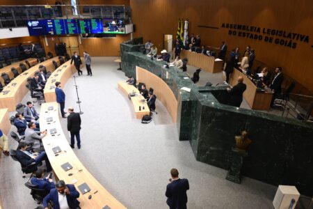 Plenário da Assembleia Legislativa de Goiás (Foto: Divulgação)