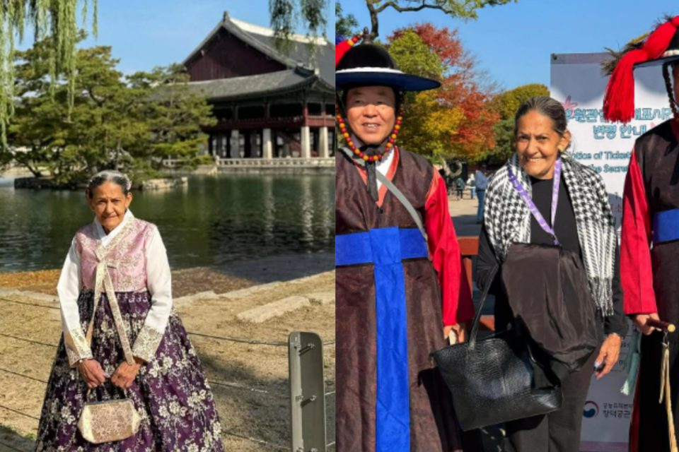 Fã de doramas de 77 anos realiza sonho de conhecer a Coreia do Sul e se decepciona