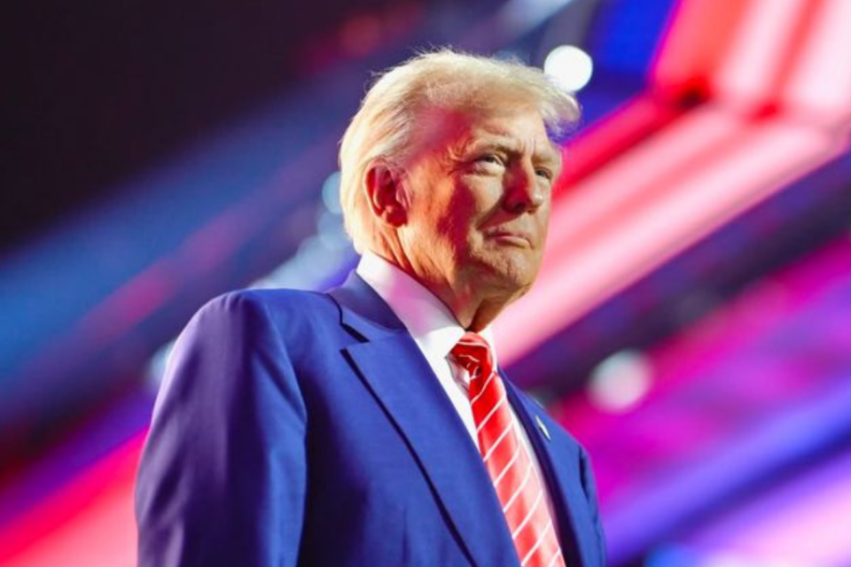 imagem do presidente dos Estados Unidos, Donald Trump