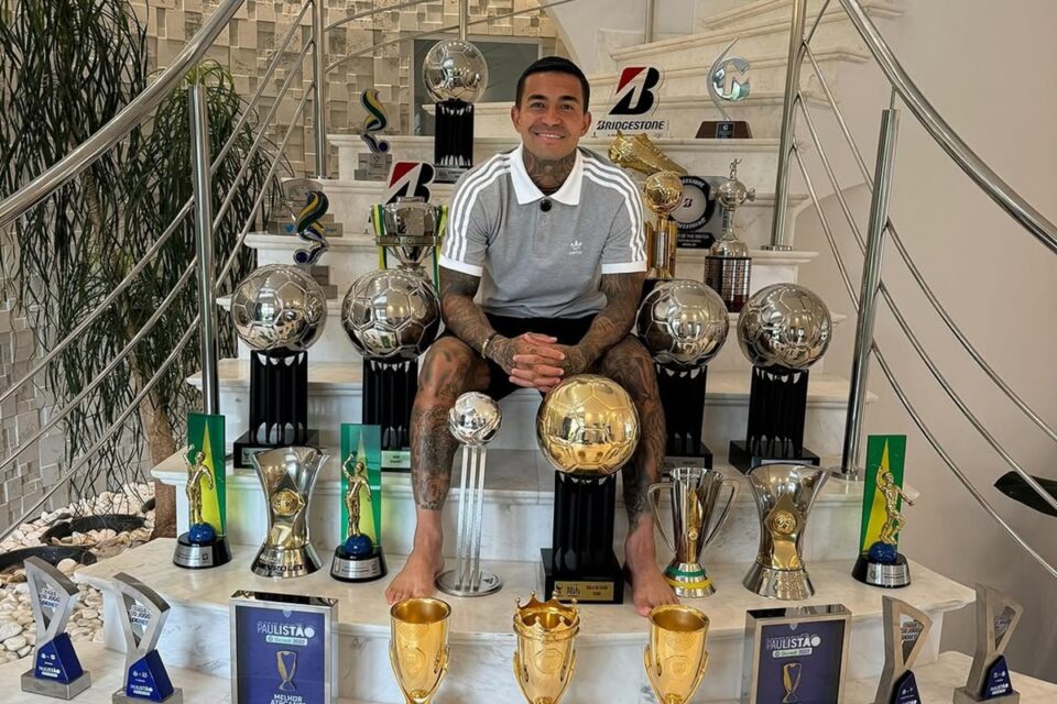 Dudu com conquistas pelo Palmeiras