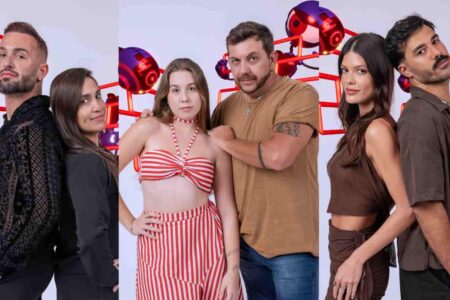 ‘BBB25’: Diego e Daniele Hypolito, Edilberto e Raissa, e Vitória Strada e Mateus formam o paredão da semana