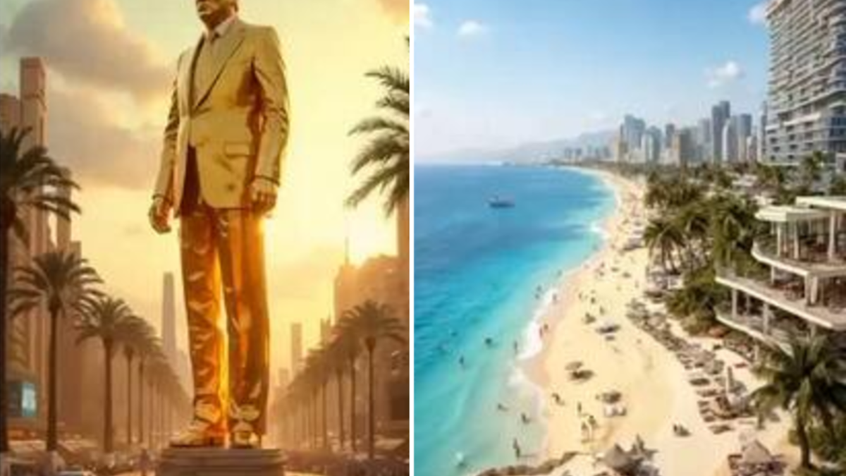 Donald Trump divulga vídeo de IA que mostra Faixa de Gaza como resort