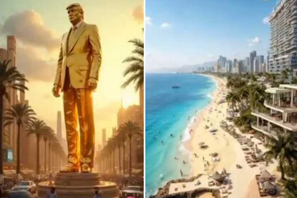Donald Trump divulga vídeo de IA que mostra Faixa de Gaza como resort