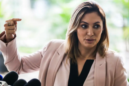 Ex-primeira-dama Michelle Bolsonaro (Foto: Agência Brasil)