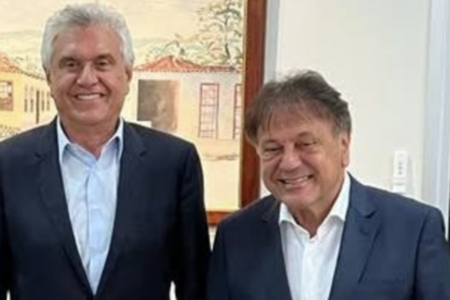 Governador Ronaldo Caiado e ex-prefeito Adib Elias (Foto: Instagram)