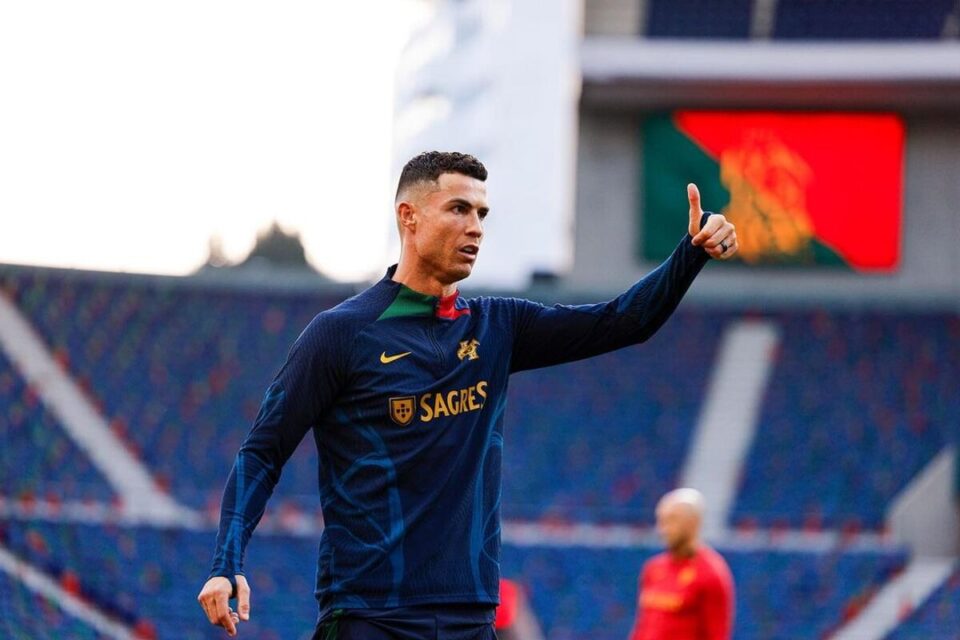 Cristiano Ronaldo em partida por Portugal
