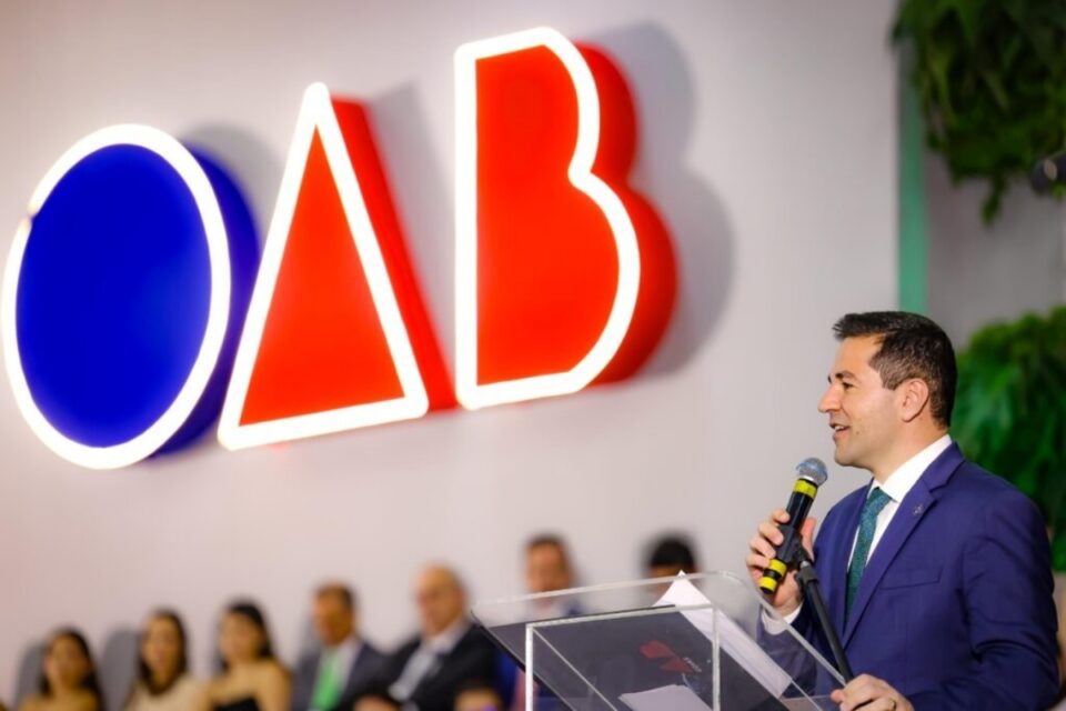 Rafael Lara Martins destaca importância da união na advocacia goiana (Divulgação OAB-GO) - Divulgação OAB-GO