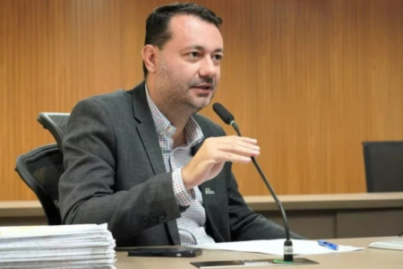 Ex-presidente da Goinfra Lucas Vissotto, preso na operação Obra Simulada (Foto: Divulgação)