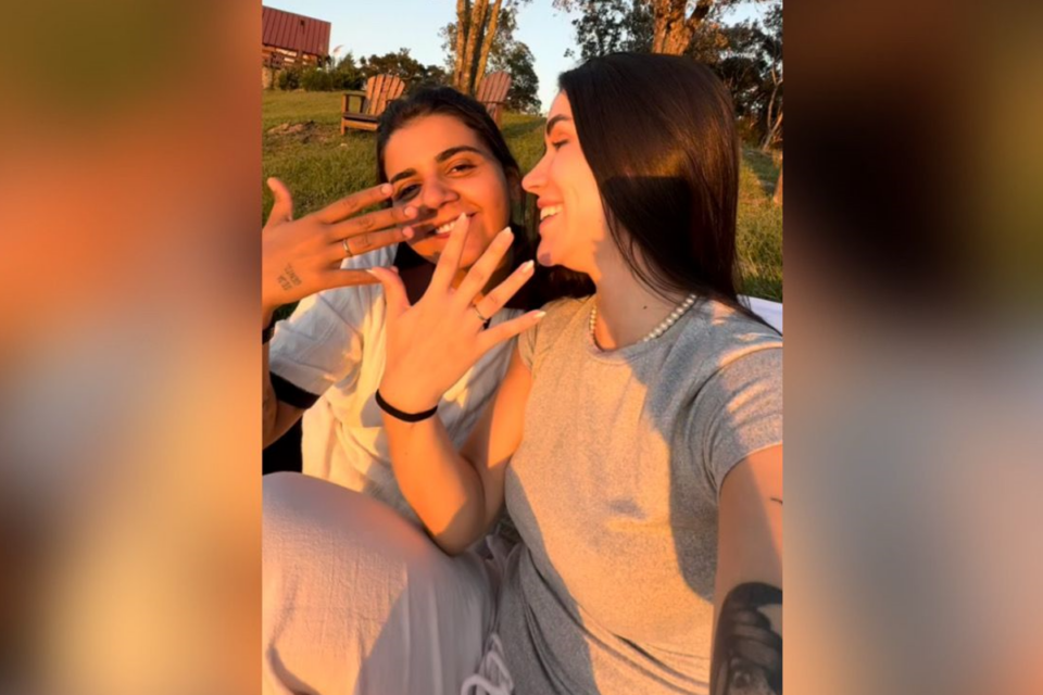 Yasmin Santos e Maria Venture estão juntas desde 2023 (Foto: Reprodução)