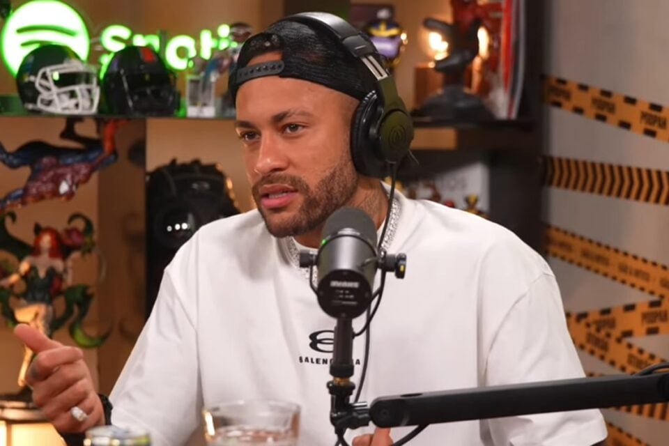 Neymar durante o Podcast no Youtube