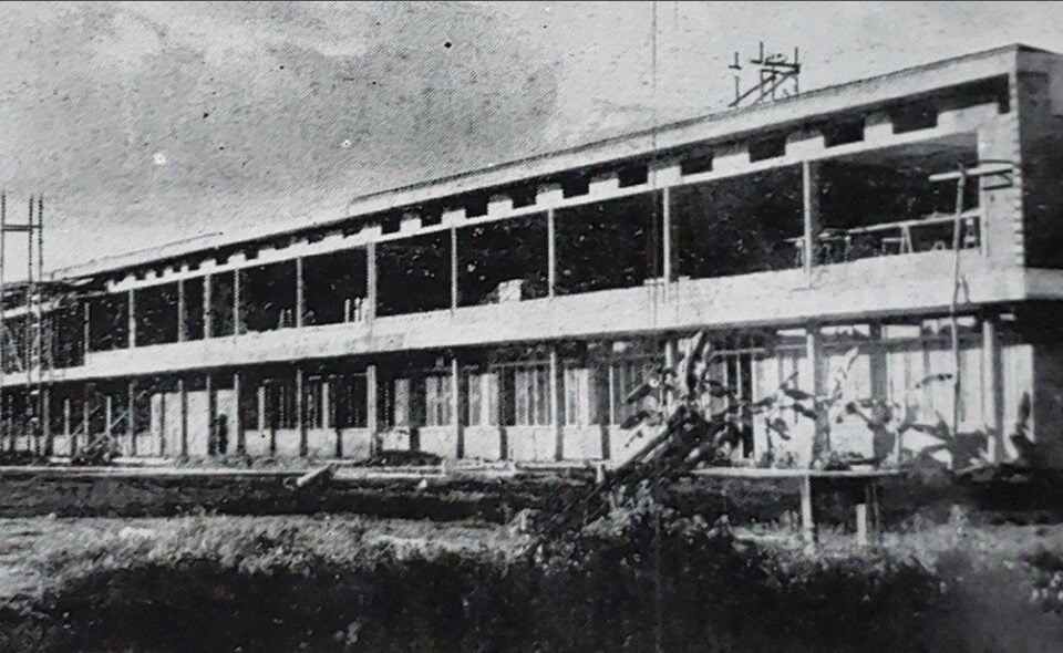 Antiga sede da Celg era marco da arquitetura modernista em Goiânia (Foto: Dossiê; Secult Goiás/reprodução)
