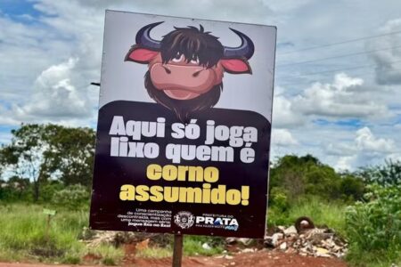 “Corno assumido”: cidade mineira usa humor para evitar lixo na rua Caso aconteceu em Prata, no Triângulo Mineiro; assista ao vídeo